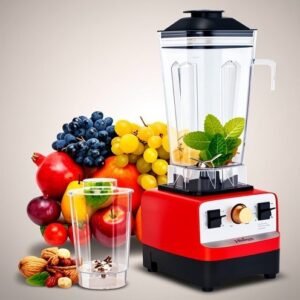 Blender 2 en 1 - 02L - 5000W - 06 Lames Rhinos BL18PLUS Rouge