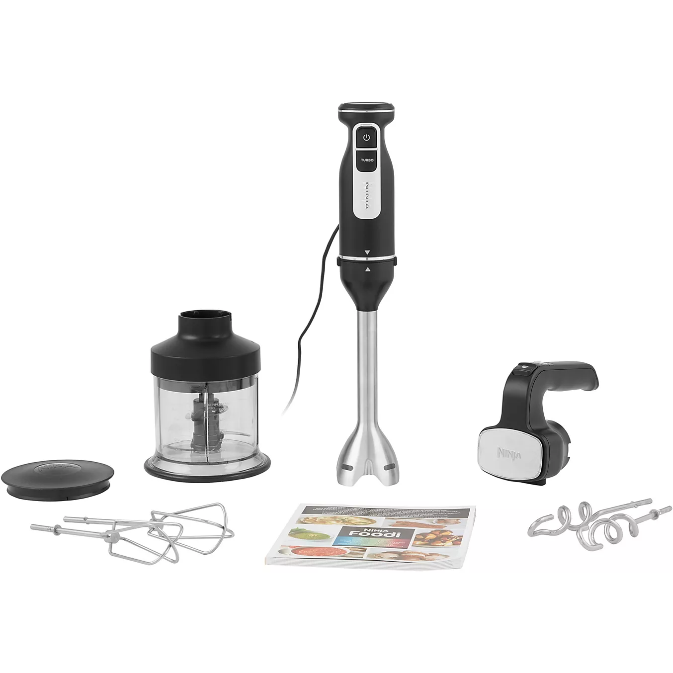 Kit Mixeur Plongeant Hachoir Batteur Base Multifonction 850W Ninja Original CI100EU