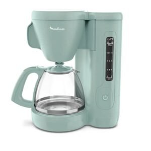 Cafetière Filtre MOULINEX Eucalyptus-Jusqu’à 12-15 tasses-1.25L-1000W- FG2M1310