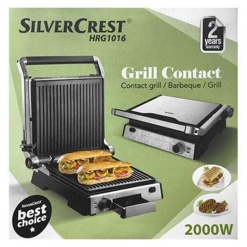 Panineuse et Grill 2 en 1 inox 2000W SilverCrest HRG1016 – Image 4