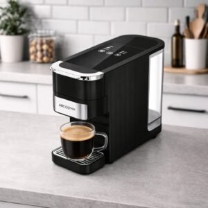 Cafetière 4 en 1 Digital  Multi-Capsules et Café Poudre 20 Bar 1545W Arcodym DYM-CM7042G