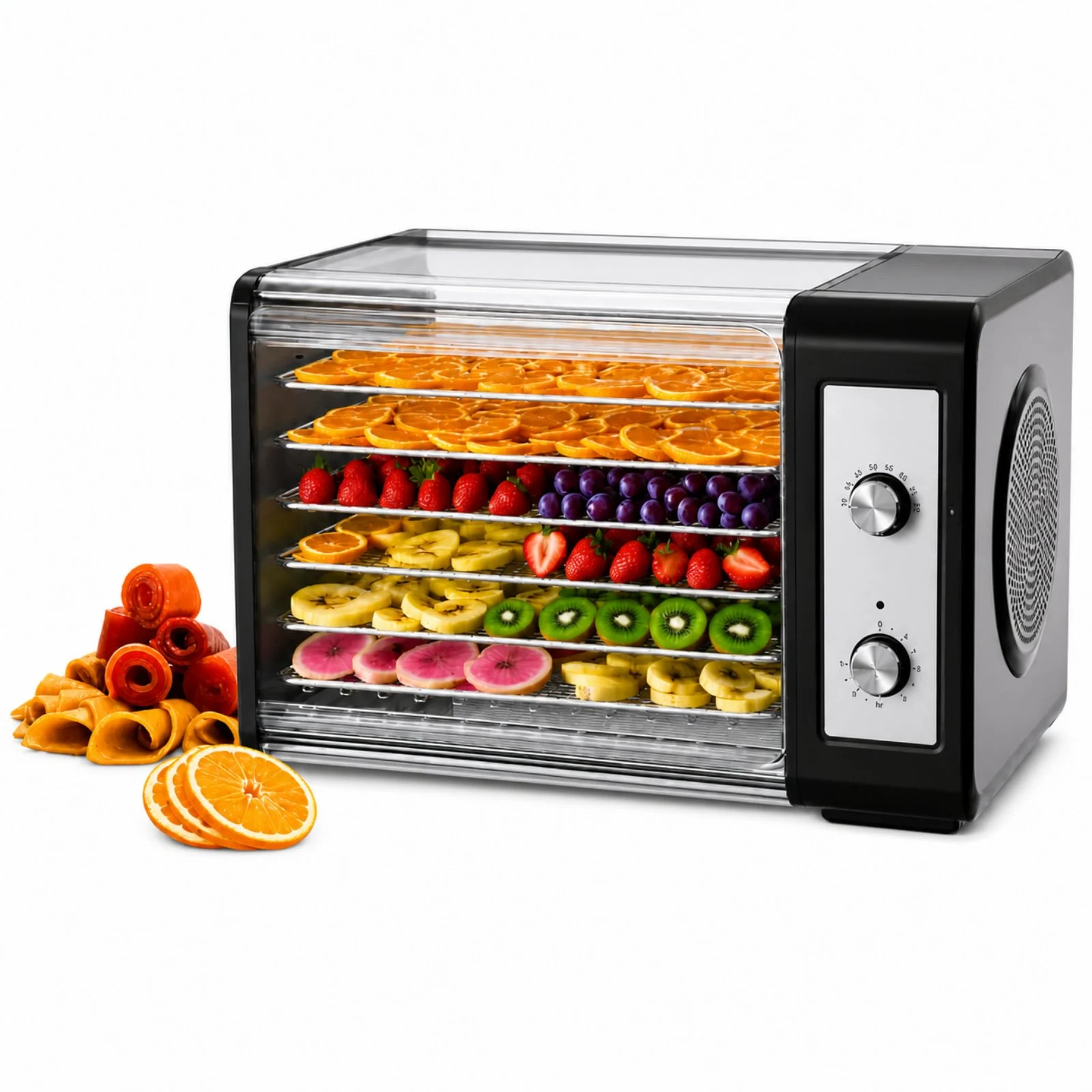 Déshydrateur alimentaire de fruits et légumes 6 Niveaux 400W Multismart MS-FD1106 – Image 3