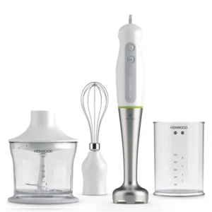 Hand Blender Kenwood original Triblade with Chopper & Whisk 600W - HDP109WG