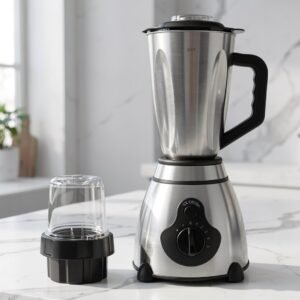 Blender inox 2 en 1 - 1.5L - 1000W - 06 Lames Rhinos