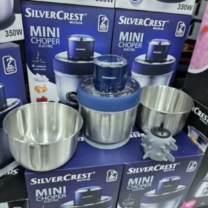 Hachoir inox Multifonctionnel avec 03 Bol 04 Lames 350W SilverCrest Original MC376-CB